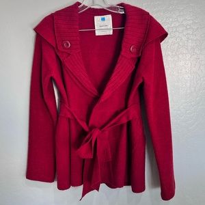 Anthropologie Sparrow Belted Cardigan